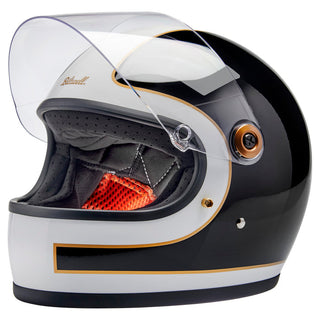 Biltwell Gringo S Ece 22.06 Helmet - Gloss White/Black Tracker