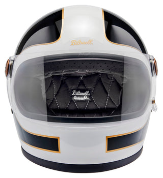 Biltwell Gringo S Ece 22.06 Helmet - Gloss White/Black Tracker