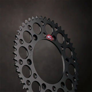 Renthal 112U52048GBK MX Ultralight Grooved 48T Rear Sprocket - Silver