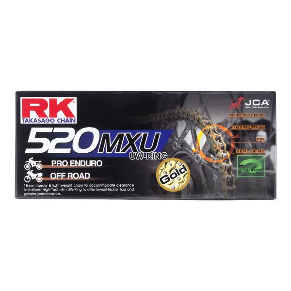 RK 520 MXU 120L U Ring Light Chain Gold