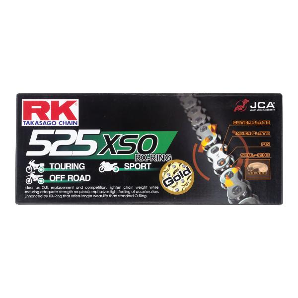RK 525 XSO 120L Ring Chain Gold RL