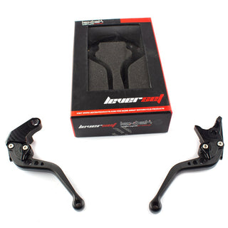 Lextek CNC Brake & Clutch Lever Set F-18 / H-65 Short - Black