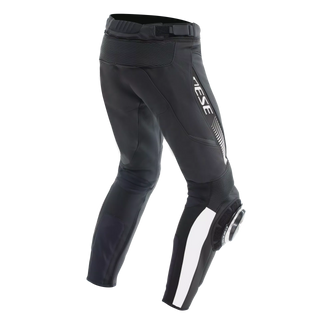Dainese Super Speed Men's Leather Pants - Black/White