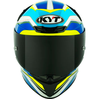 KYT TT Revo E06 Grand Prix Helmet - White/Blue