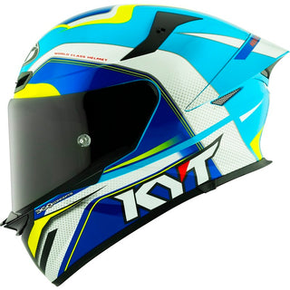 KYT TT Revo E06 Grand Prix Helmet - White/Blue