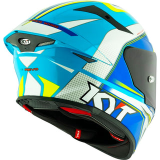 KYT TT Revo E06 Grand Prix Helmet - White/Blue