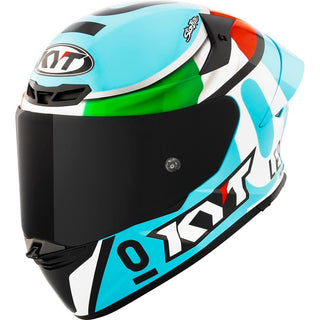KYT TT Revo E06 Tricolor Leopard Replica Helmet
