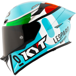 KYT TT Revo E06 Tricolor Leopard Replica Helmet