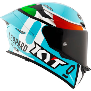 KYT TT Revo E06 Tricolor Leopard Replica Helmet