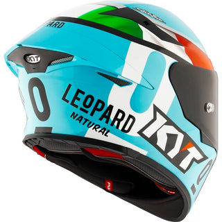 KYT TT Revo E06 Tricolor Leopard Replica Helmet