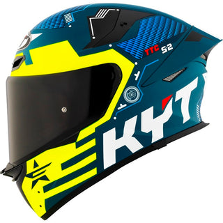 KYT TT Revo E06 Fuselage Matte Yellow Helmet - Matte/Yellow