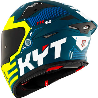 KYT TT Revo E06 Fuselage Matte Yellow Helmet - Matte/Yellow