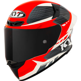 KYT TT Revo E06 Gear Black-Red Helmet - Black/Red
