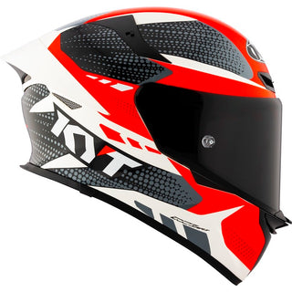 KYT TT Revo E06 Gear Black-Red Helmet - Black/Red