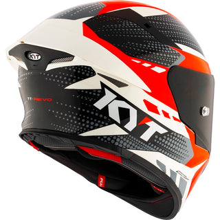 KYT TT Revo E06 Gear Black-Red Helmet - Black/Red