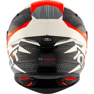 KYT TT Revo E06 Gear Black-Red Helmet - Black/Red