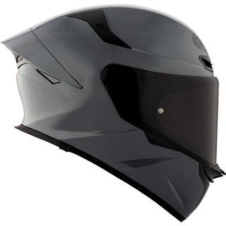 KYT TT Revo E06 Plain Helmet - Gorilla Grey