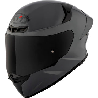 KYT TT Revo E06 Plain Helmet - Gorilla Grey