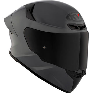 KYT TT Revo E06 Plain Helmet - Gorilla Grey
