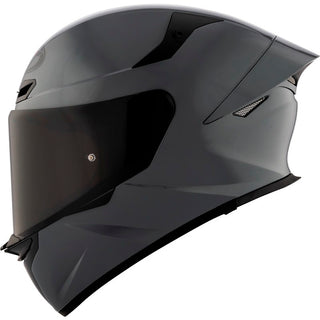 KYT TT Revo E06 Plain Helmet - Gorilla Grey