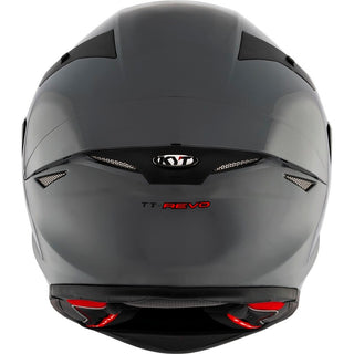 KYT TT Revo E06 Plain Helmet - Gorilla Grey