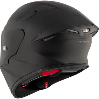 KYT TT Revo E06 Plain Helmet - Matte/Black