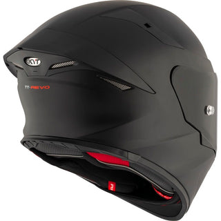 KYT TT Revo E06 Plain Helmet - Matte/Black