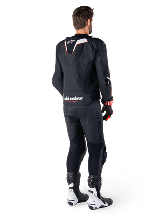Alpinestars Missile V3 Ignition Leather Jacket - Black/White