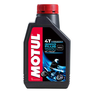 Motul 3000 Plus 15W50 4 Strock Oil - 1Litre