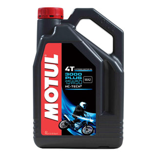Motul 3000 Plus 15W50 4 Stroke Oil - 4Litre
