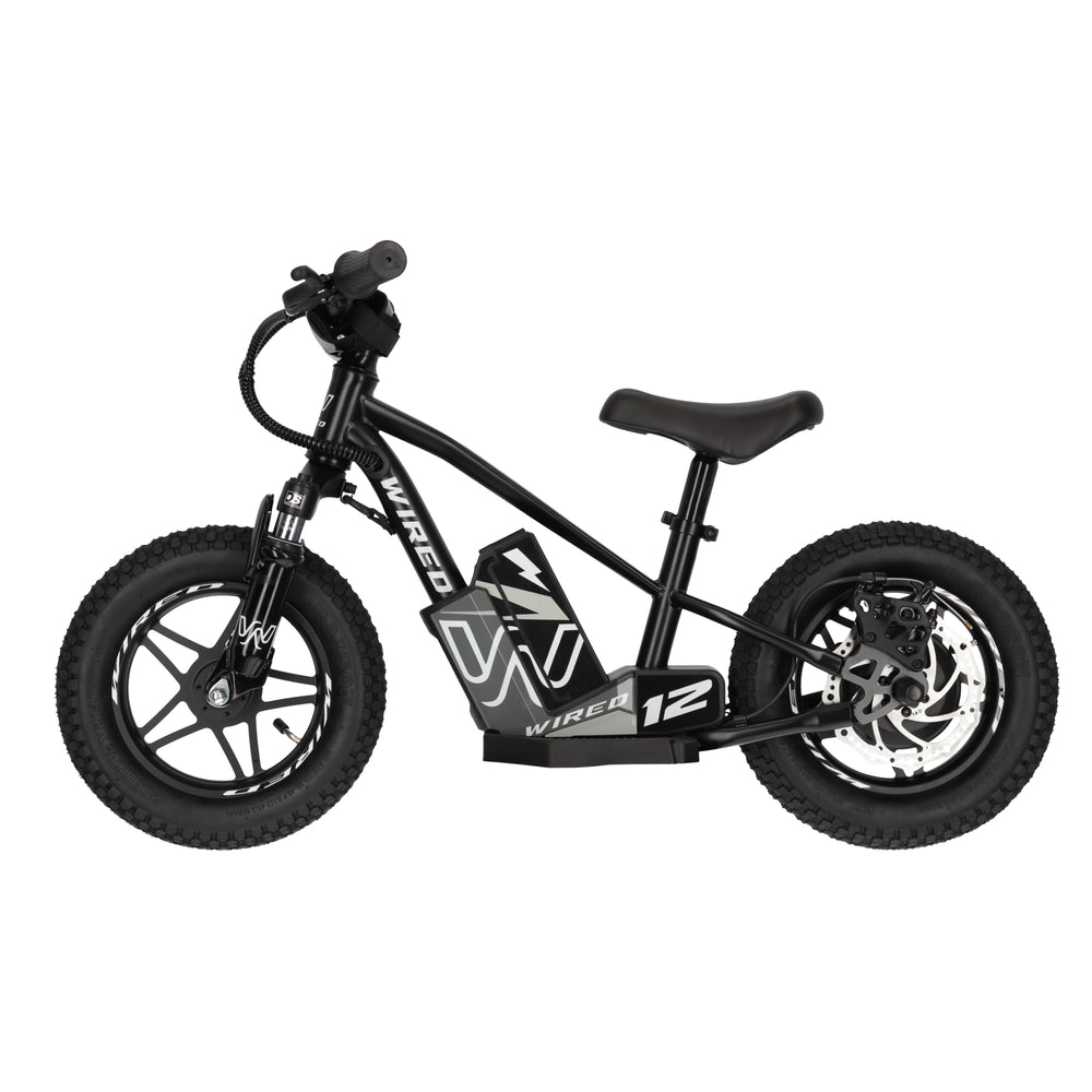 Wired  MKII 12 Inch Electric Balance Bike - Matt Black
