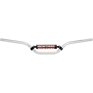 Renthal 6607S Trials 7/8 Handlebar with Bar Pad (5 Inch) - Silver