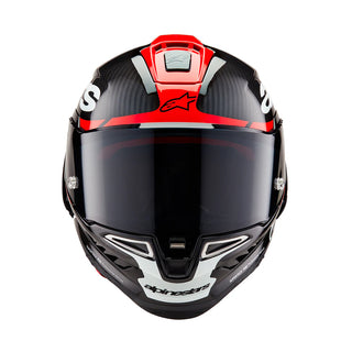 Alpinestars Supertech SR10 Element ECE 22.06 Helmet - Black/Carbon Bright Red/White Glossy