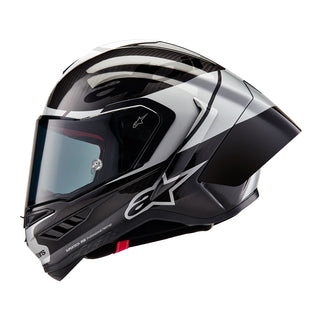 Alpinestars Supertech SR10 Element ECE 22.06 Helmet - Black/Carbon Silver/Black Glossy
