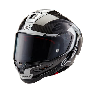 Alpinestars Supertech SR10 Element ECE 22.06 Helmet - Black/Carbon Silver/Black Glossy