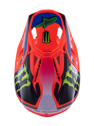 Alpinestars S-M10 Deegan Ece06 Helmet - Fluro-Orange/Purple/Fluro-Pink