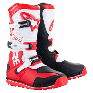 Alpinestars Tech T Trials Boots - Bright Red/Black/White