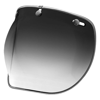 Bell Replacement Custom 500 3-Snap Bubble Deluxe Visor - Smoke Gradient