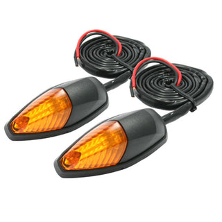 DRC Indicators - Led 586 Flat Mount - Pair - Orange
