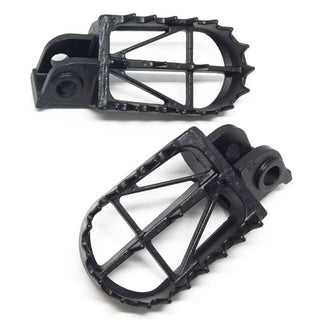 DRC Footpegs Wide Low -5mm KTM125-52598-, 950S ENDURO ALL, 990 ADVENTURE ALL - 50mm CrMo Black