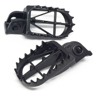 DRC Footpegs Wide KTM125-52598-,950S-ENDURO ALL,990ADVENTURE ALL - 50mm CrMo Black