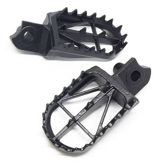 DRC Footpegs Wide RMZ250/45010-,RMX450Z10 - 50mm CrMo Black