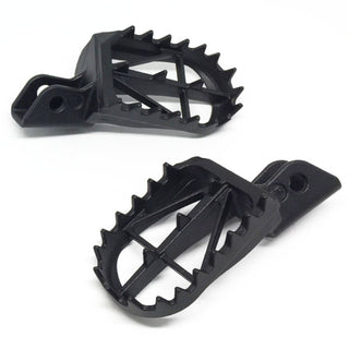DRC KLX110/110L,DR-Z50/70/110 - 50mm CrMo Wide Footpegs - Black