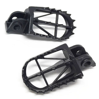 DRC HIGH +5mm KTM125-52598-,950S-ENDURO ALL,990ADVENTURE ALL - 50mm CrMo Wide Footpegs - Black