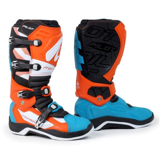Forma Pilot Off Road Boots - White / Orange / Aqua