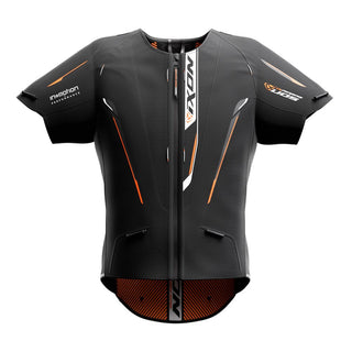 Ixon IX-Airbag U05 Vest With Shoulder - Black/Orange