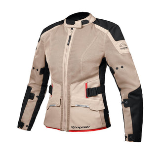 Ixon M-Njord Lady Jacket - Sand/Black/Red