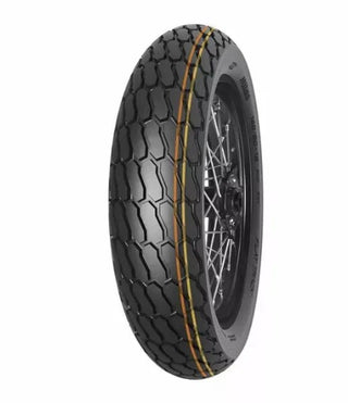 Mitas Flat Track Super Soft TT Orange/Green Stripe Motocross Tyre Rear - 140/80-19 (27.5X7.5-19) NHS