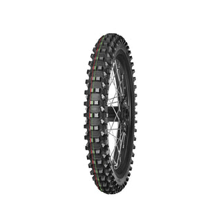 Mitas Terra Force-MX MH Red/Yellow Stripe Motocross Tyre Front - 80/100-21 51M
