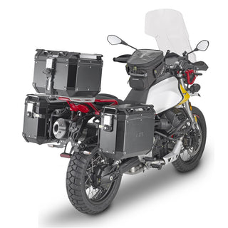 GIVI ONE-FIT Pannier Frames Outback Rapid Release - MOTO GUZZI V85 TT 19-23 (Cam)